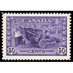 canada stamp 261 munitions factory 50 1942 M VFNH 027
