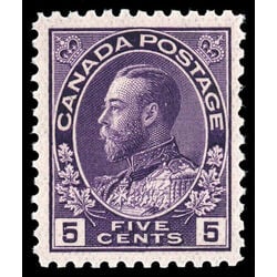 canada stamp 112 king george v 5 1922 M VFNH 026