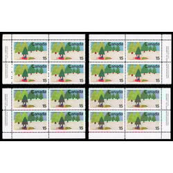 canada stamp 530 snowmobile and trees 15 1970 PB SET