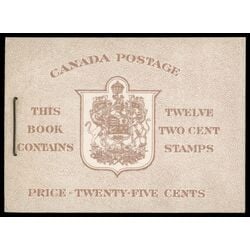 canada stamp bk booklets bk33a king george vi in army uniform 1942 M VFNH EN 003