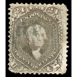us stamp postage issues 78 washington 24 1861 U VG 003