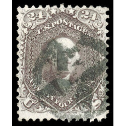 us stamp postage issues 78 washington 24 1861