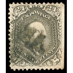 us stamp postage issues 78a washington 24 1863 U 002