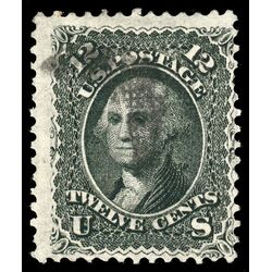 us stamp postage issues 90 washington 12 1867 U 002