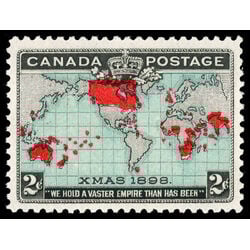 canada stamp 86b imperial penny postage christmas 2 1898 M XFNH 046