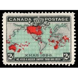canada stamp 86b imperial penny postage christmas 2 1898 M VF 047