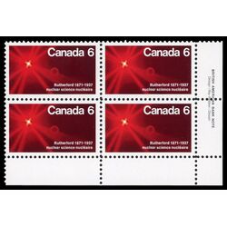 canada stamp 534 atom splitting 6 1971 PB LR