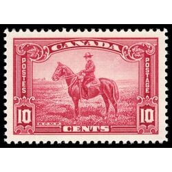 canada stamp 223 rcmp 10 1935 M XFNH 014