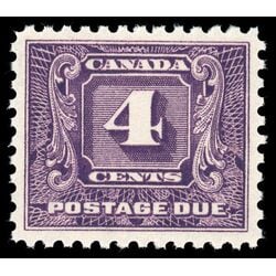 canada stamp j postage due j8 second postage due issue 4 1930 M XFNH 013