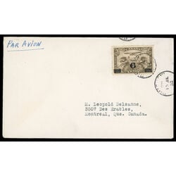 canada stamp c air mail c3 c1 surcharged two winged figures against globe 6 1932 FDC 044