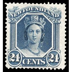 newfoundland stamp 31 queen victoria 24 1866 M VFNG 013