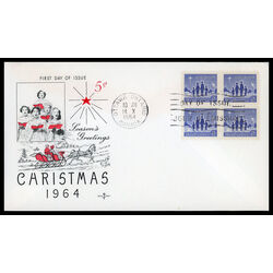 canada stamp 435 star of bethlehem 5 1964 FDC BLOCK 012