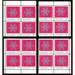 canada stamp 556p snowflake 10 1971 CB SET