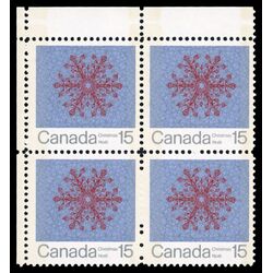 canada stamp 557p snowflake 15 1971 CB UL