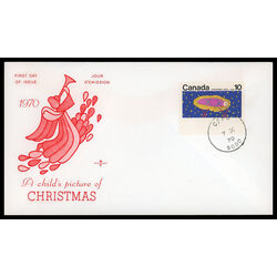 canada stamp 529 christ child 10 1970 FDC PC 009