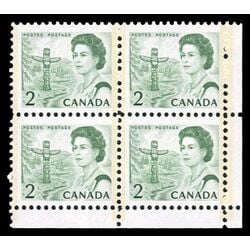 canada stamp 455piv queen elizabeth ii pacific totem 2 1972 CB LR