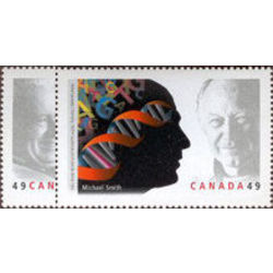 canada stamp 2061 2 nobel prize winners 2004