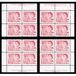 canada stamp 457v queen elizabeth ii seaway 4 1972 PB SET
