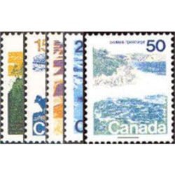 canada stamp 594 98 landscape definitives 1972