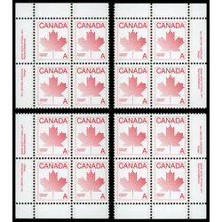 canada stamp 907iii maple leaf 1981 PB SET