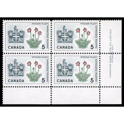 canada stamp 427 newfoundland pitcher plant 5 1966 PB LR %231