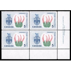 canada stamp 428 yukon fireweed 5 1966 PB LR %231