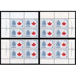 canada stamp 429a canada maple leaf 5 1966 PB SET