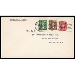 canada stamp 231 3 fdc king george vi 1937