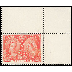 canada stamp 59 queen victoria diamond jubilee 20 1897 M FNH 080