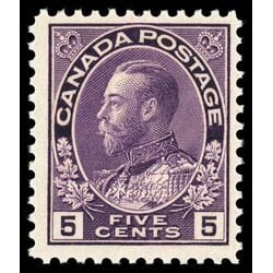 canada stamp 112 king george v 5 1922 M F VFNH 027