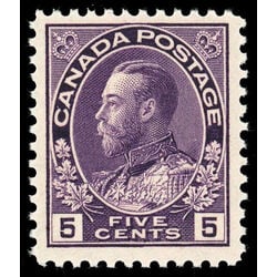 canada stamp 112i king george v 5 1922 M VFNH 003