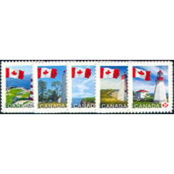 canada stamp 2249 53 flags and lighthouses 2007