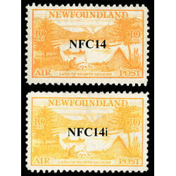 newfoundland stamp c14 land of heart s delight 10 1933 M VF 006