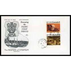 canada stamp 571a pacific coast indians 1974 FDC PC 011