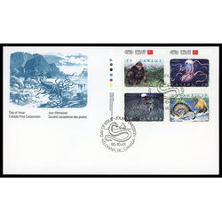 canada stamp 1292d canadian folklore 1 1990 FDC UL