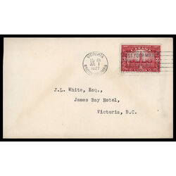 canada stamp 143 parliament buildings 3 1927 FDC 010