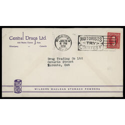 canada stamp 233 king george vi 3 1937 FDC 036