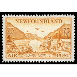 newfoundland stamp c17iii labrador land of gold 75 1933 M XF 004