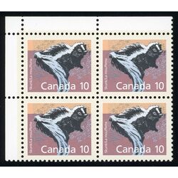 canada stamp 1160a skunk perf 13 1 x 12 7 10 1991 CB UL
