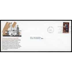 canada stamp 533 discovery of insulin 6 1971 FDC PC 021