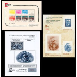 canada philatelic exhibition card capex 78 set of 3