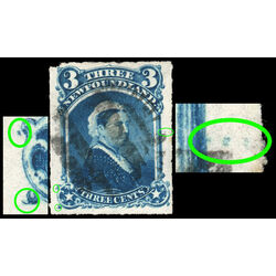 newfoundland stamp 39 queen victoria 3 1877 U F 014