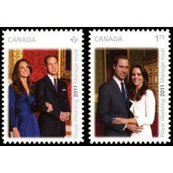 canada stamp 2466 7 catherine middleton and prince william 2011