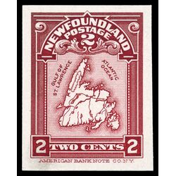 newfoundland stamp 86pi map of newfoundland 2 1908 M VF 003