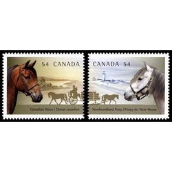canada stamp 2329 30 canadian horses 2009
