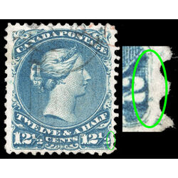 canada stamp 28 queen victoria 12 1868 U VF 051
