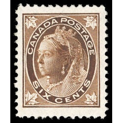 canada stamp 71 queen victoria 6 1897 M XFNH 057