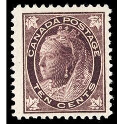 canada stamp 73 queen victoria 10 1897 M VF 036