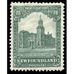 newfoundland stamp 158 general post office 28 1928 M VF 006