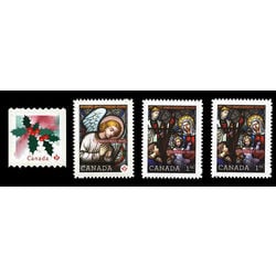canada stamp 2491 4 christmas stained glass 2011
